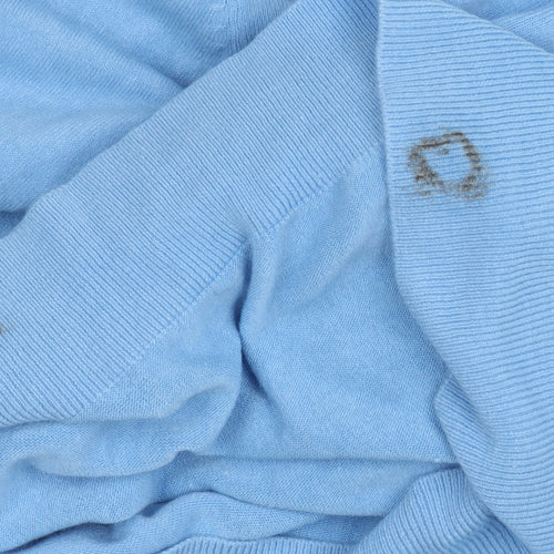 Marks and Spencer Blue V-Neck Men's Pullover XL Jumper