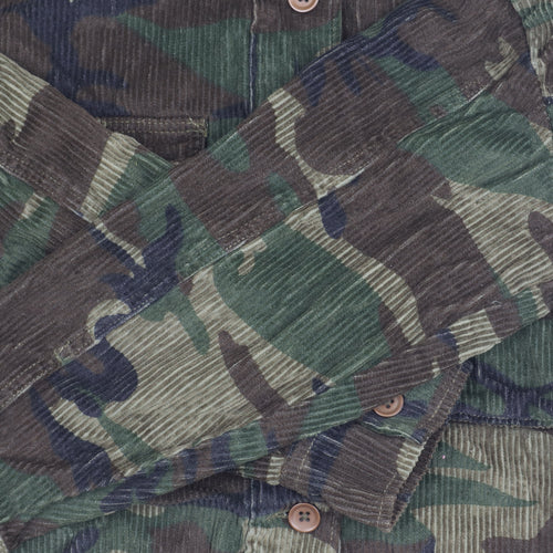 Topshop Women's Camouflage Cropped Military Jacket XS