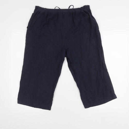 Marisota Women's Blue Cropped Trousers, Size 14