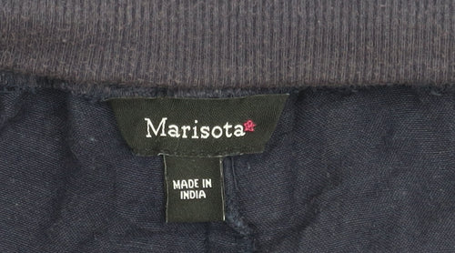 Marisota Women's Blue Cropped Trousers, Size 14