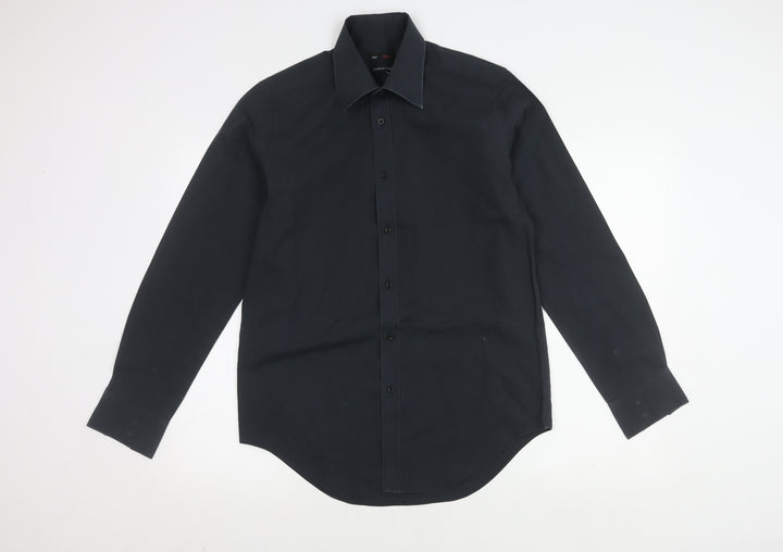 Red Herring Men's Black 15.5 Long Sleeve Shirt