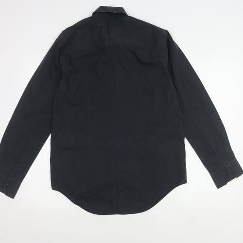Red Herring Men's Black 15.5 Long Sleeve Shirt