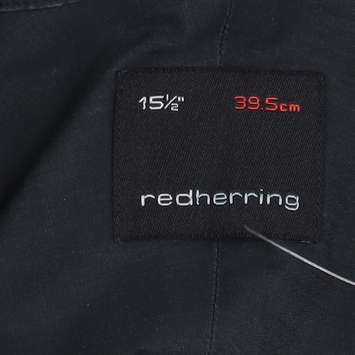 Red Herring Men's Black 15.5 Long Sleeve Shirt
