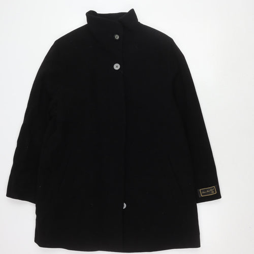 Marks and Spencer Women's Black Wool Coat Size 10
