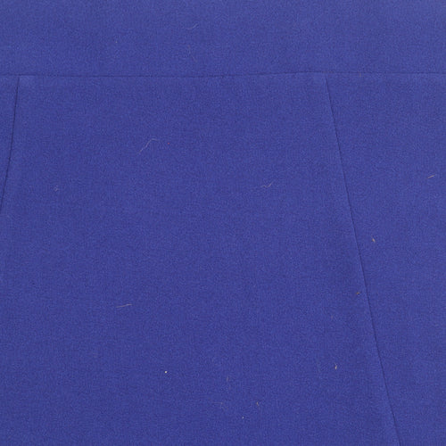 M&Co. Women's Blue Size 12 Knit 3/4 Sleeve Dress