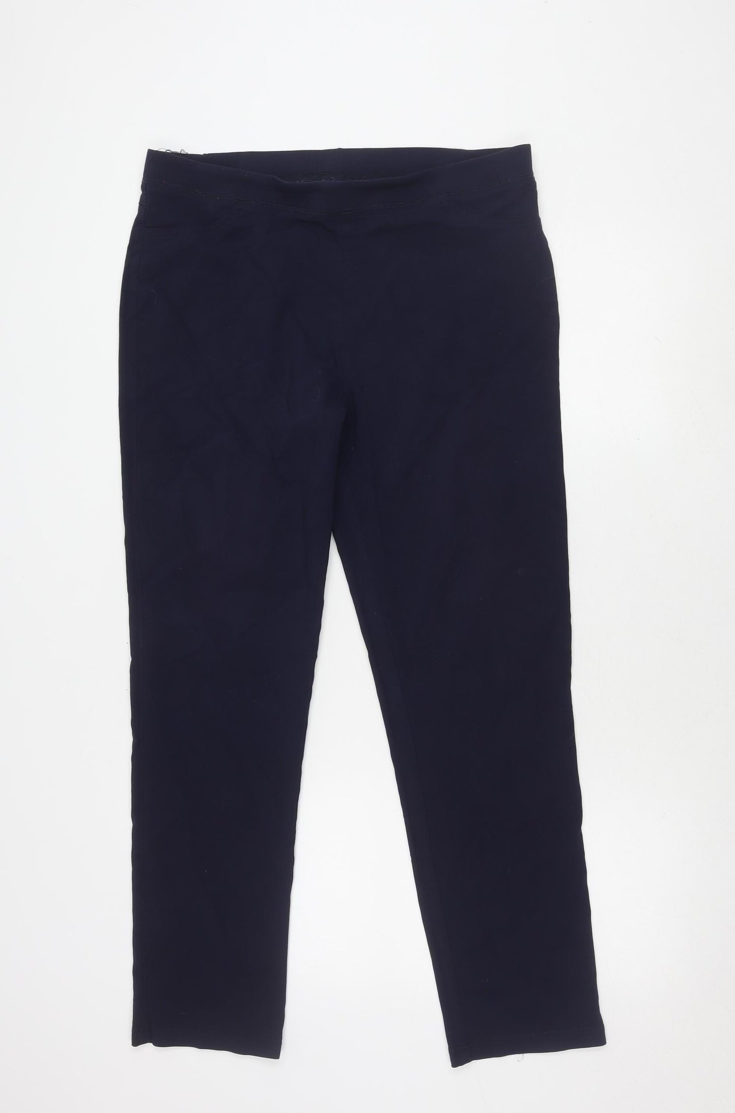 Pebble Bay Women's Blue Stretch Trousers Size 16