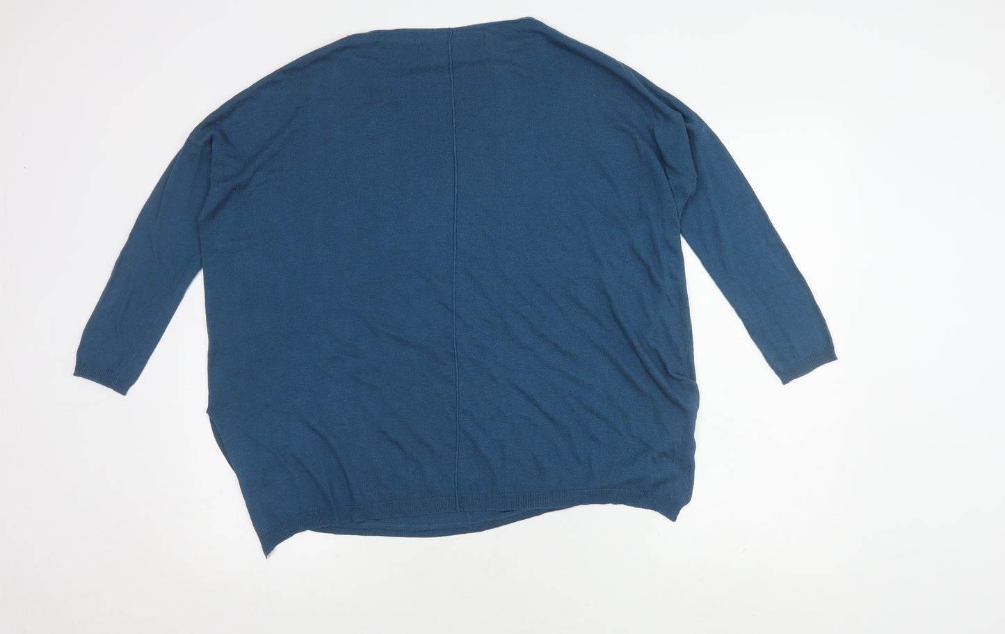 Zaraknit Women's Blue Pullover Jumper Size M