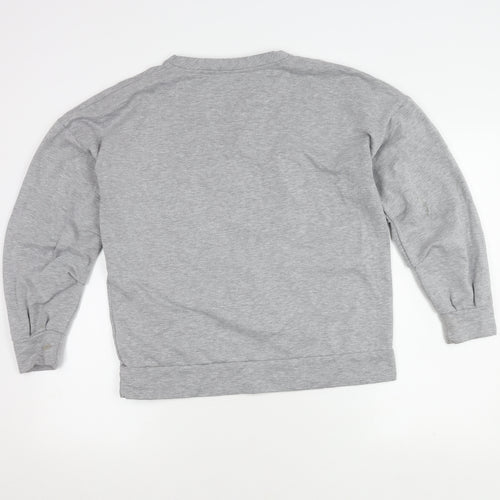 Next Women's Grey Pullover Jumper Size 12 Crew Neck