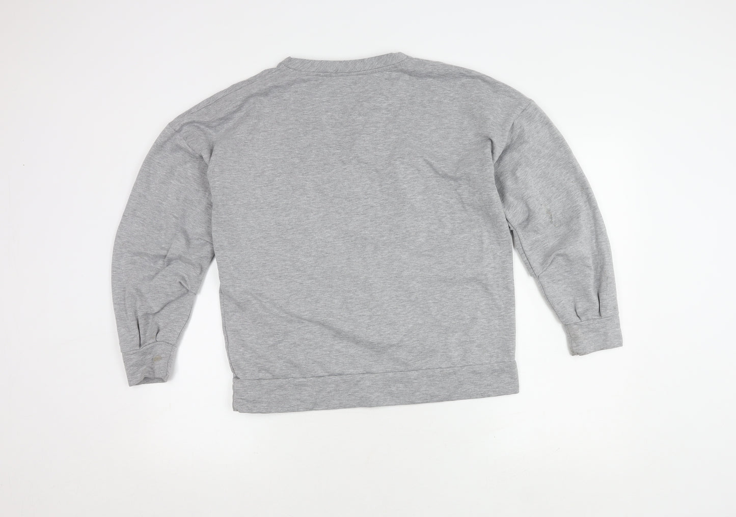 Next Women's Grey Pullover Jumper Size 12 Crew Neck