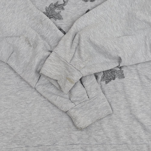 Next Women's Grey Pullover Jumper Size 12 Crew Neck