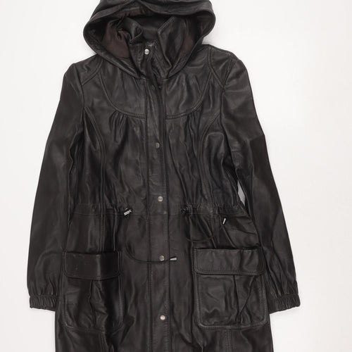 Marks and Spencer Women's Brown Leather Jacket M