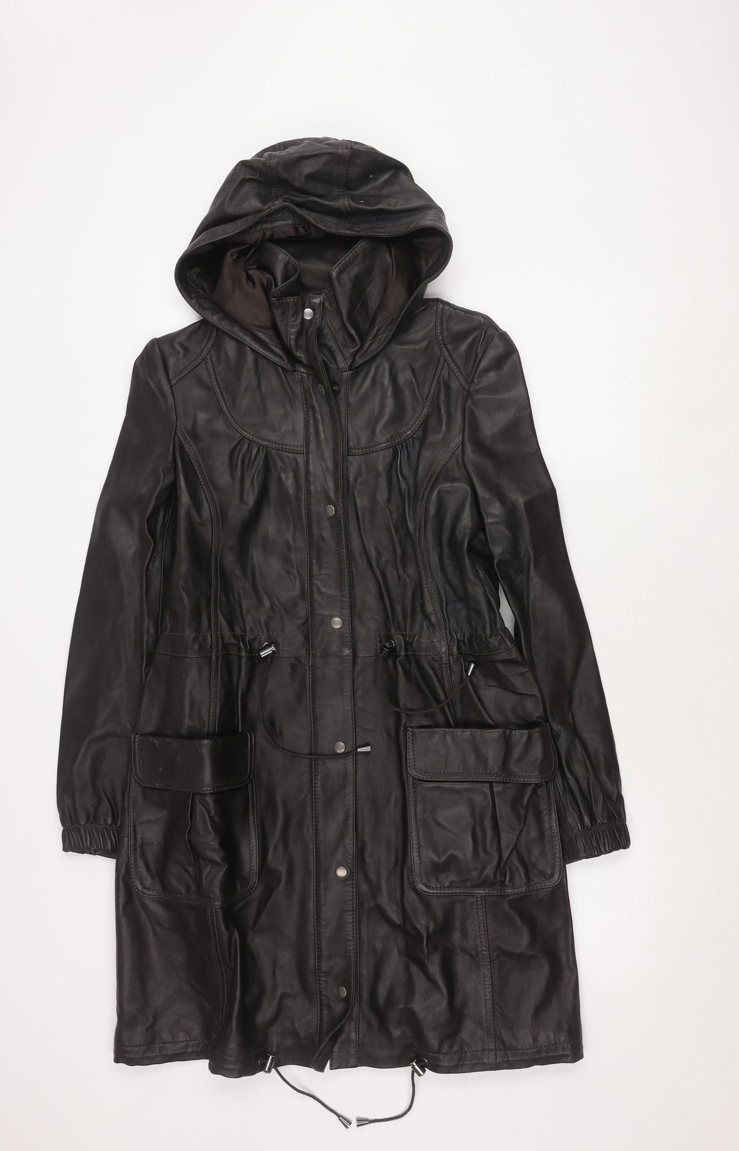 Marks and Spencer Women's Brown Leather Jacket M