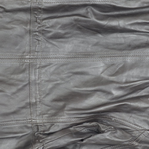 Marks and Spencer Women's Brown Leather Jacket M