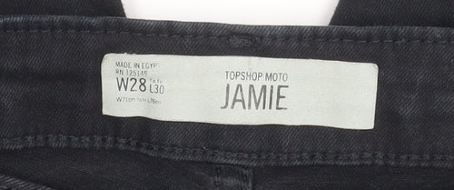 Topshop Women's Black Skinny Jeans Size 10