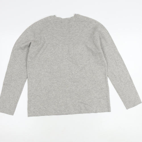 Marks and Spencer Women's Grey Pullover Jumper S