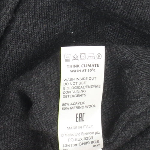 Marks and Spencer Men's Black Large Polo Shirt