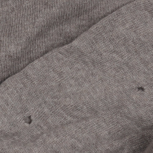 Marks and Spencer Grey Wool V-Neck Men's Pullover L
