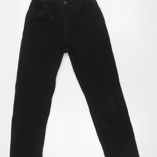 H&M Girls Black Straight Jeans Size 12 Years