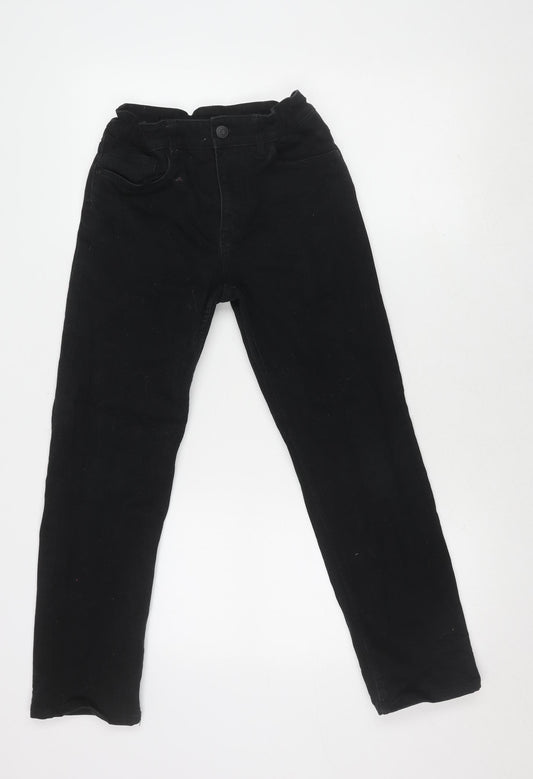 H&M Girls Black Straight Jeans Size 12 Years