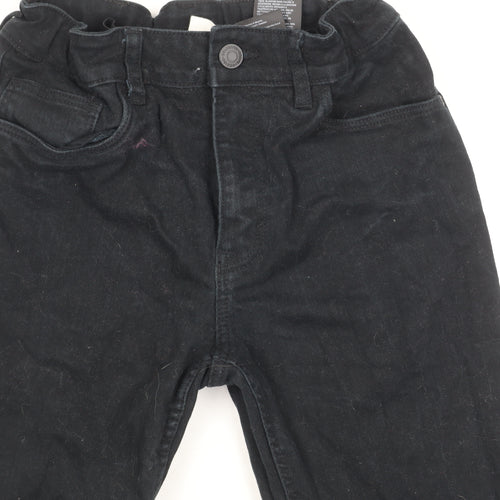H&M Girls Black Straight Jeans Size 12 Years