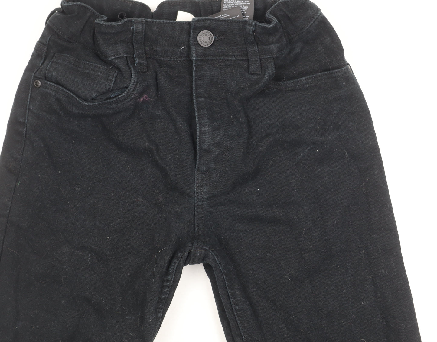 H&M Girls Black Straight Jeans Size 12 Years