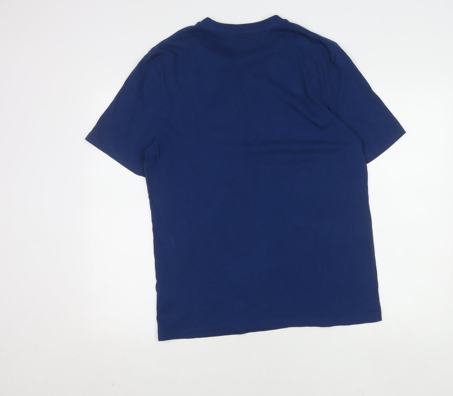 Marks and Spencer Men's Blue Beach Graphic T-Shirt M