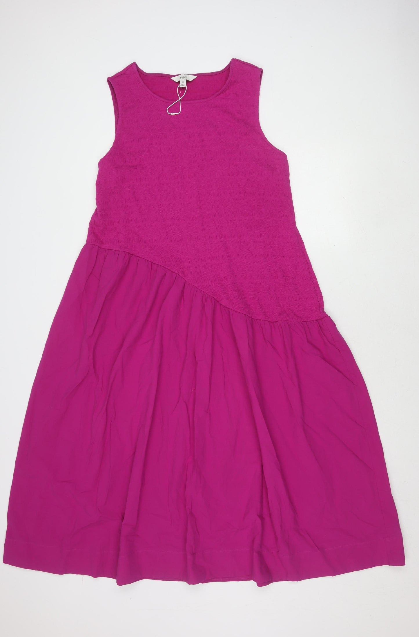 Marks and Spencer Women's Pink A-Line Dress Size 20