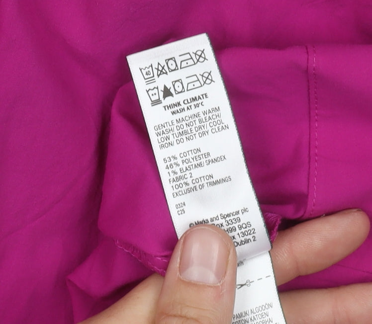 Marks and Spencer Women's Pink A-Line Dress Size 20