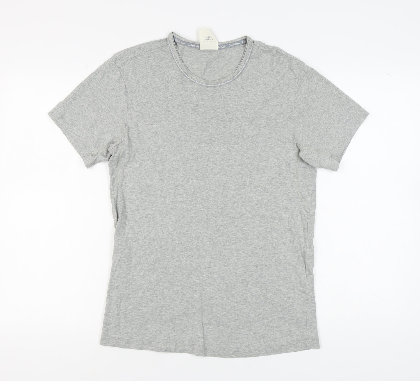 Calvin Klein Men's Grey Short Sleeve T-Shirt, M