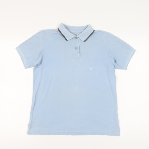 Armani Jeans Men's Blue Polo Shirt Large