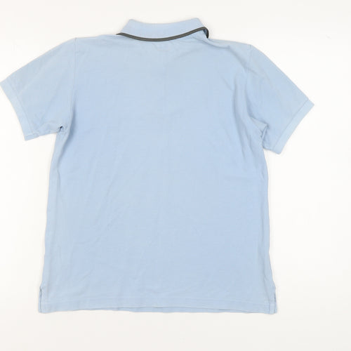 Armani Jeans Men's Blue Polo Shirt Large