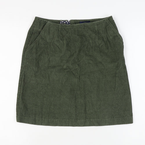 Jones Women's Green Corduroy Skirt Size 8