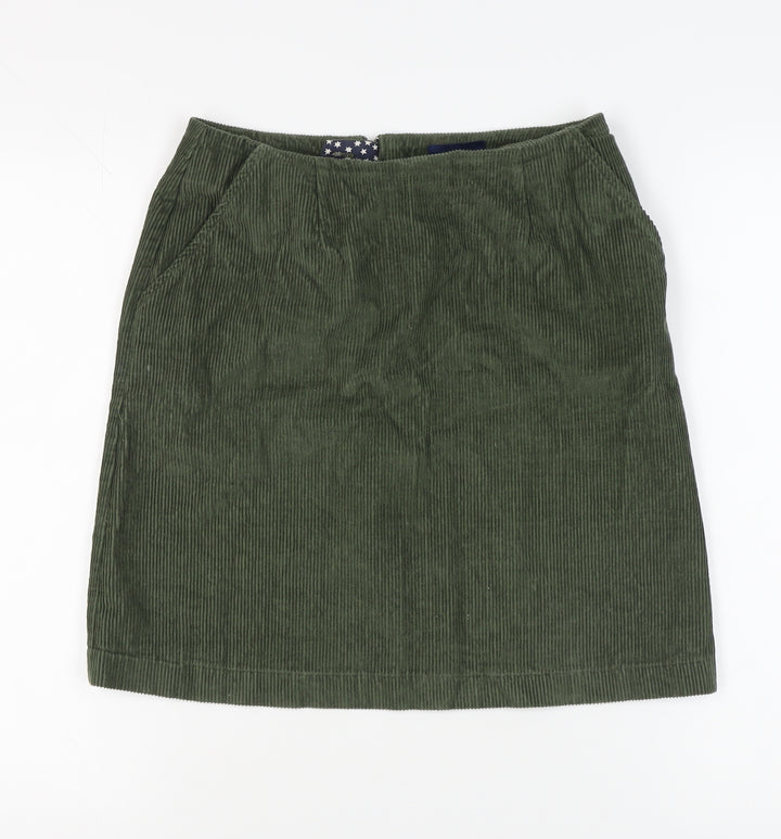 Jones Women's Green Corduroy Skirt Size 8
