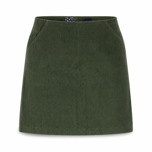 Jones Women's Green Corduroy Skirt Size 8