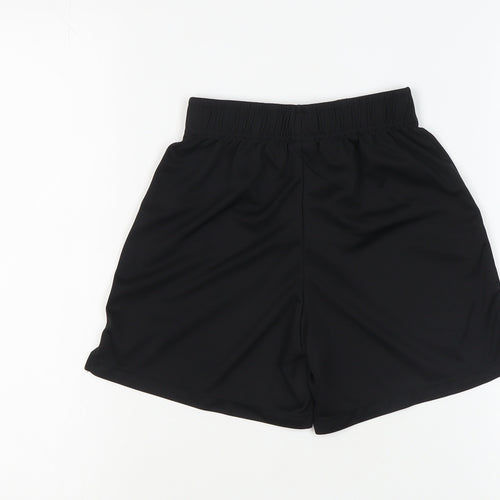 Sondico Boys Black Athletic Shorts 7-8 Years, Quick Dry