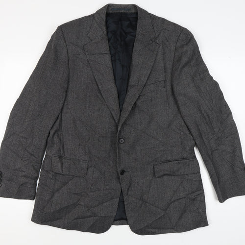 Magee Men's Grey Wool Blazer Jacket Size 44R