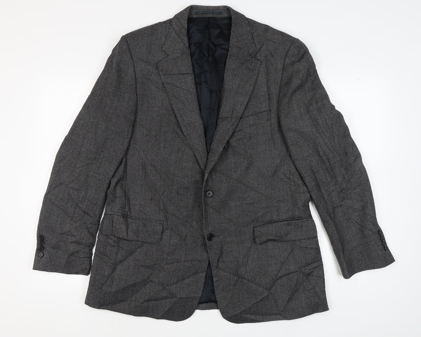 Magee Men's Grey Wool Blazer Jacket Size 44R
