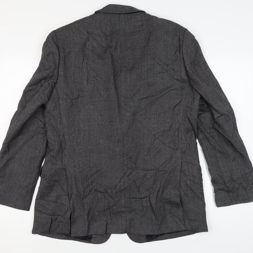 Magee Men's Grey Wool Blazer Jacket Size 44R