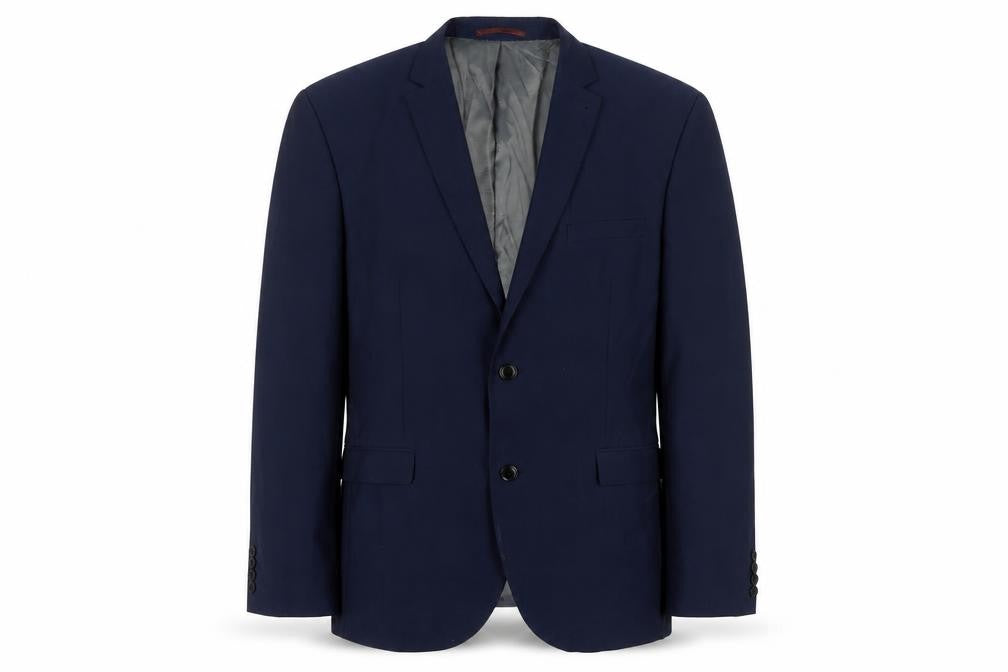 Front view of Next Men's Blue Regular Fit Blazer, 42, Autumn/Winter