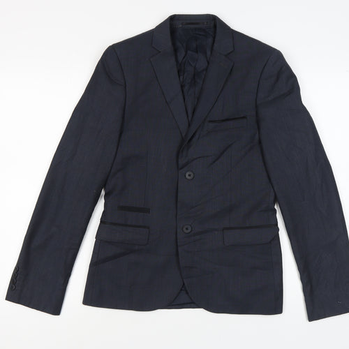 Topman Men's Blue Blazer 36 Business Formal