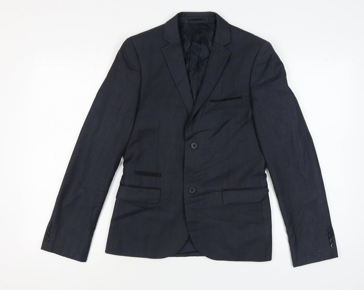 Topman Men's Blue Blazer 36 Business Formal