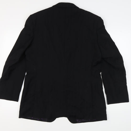 Gibson Men's Black Blazer, Size 44, Regular Fit