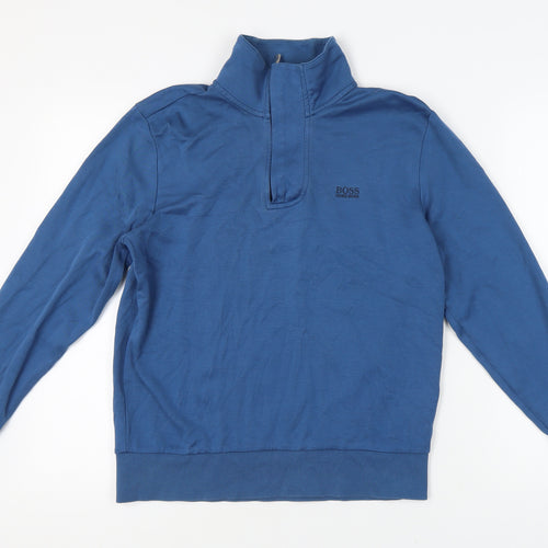 Hugo Boss Men's Blue Pullover Sweatshirt Size S