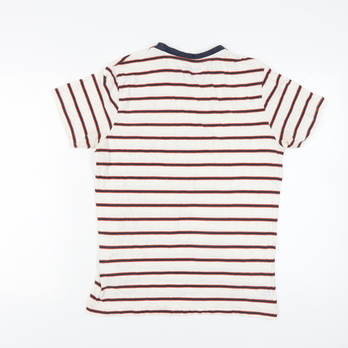 Jack & Jones Men's Striped T-Shirt, Medium, Multicoloured