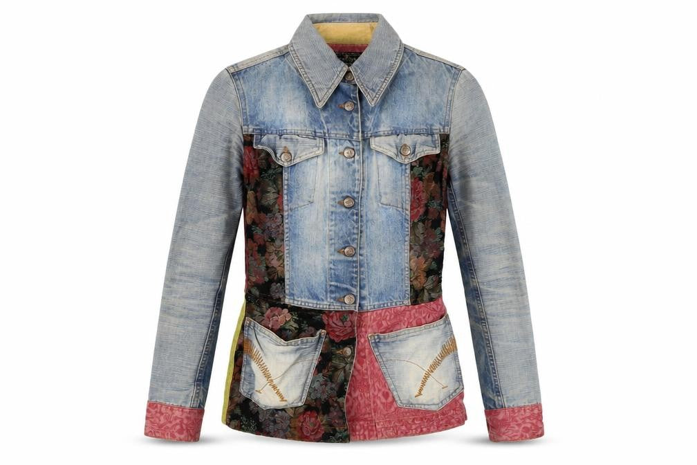 Front view of Indian Rose Women's Multicoloured Floral Jacket XS