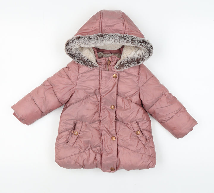 Mantaray Unisex Baby Pink Puffer Jacket 18-24 Months Winter
