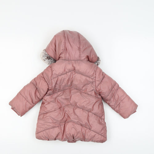 Mantaray Unisex Baby Pink Puffer Jacket 18-24 Months Winter