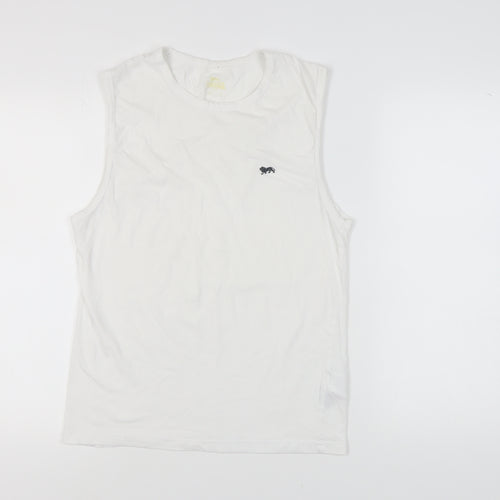 Lonsdale Unisex White XL Tank Top Classic Sleeveless