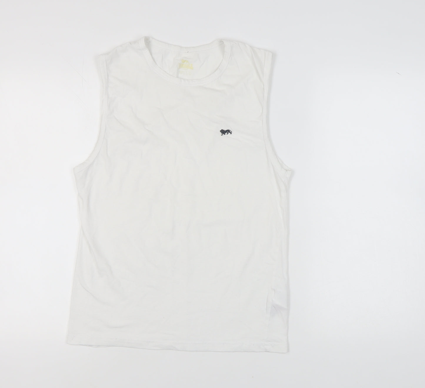 Lonsdale Unisex White XL Tank Top Classic Sleeveless