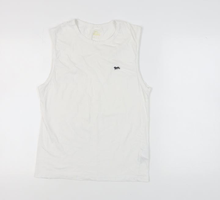 Lonsdale Unisex White XL Tank Top Classic Sleeveless